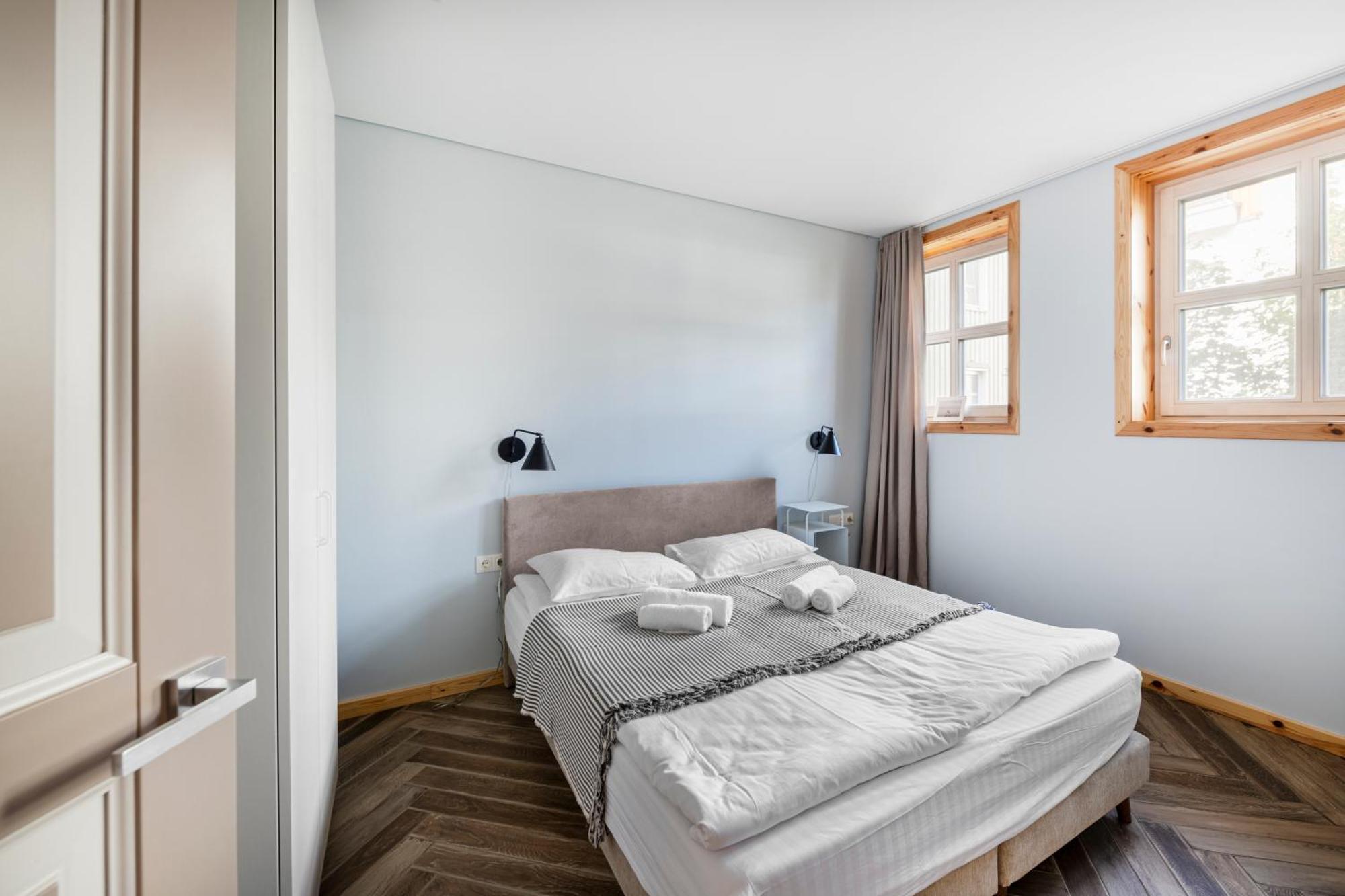 Uz Juru Mariu Apartman Juodkrantė Szoba fotó