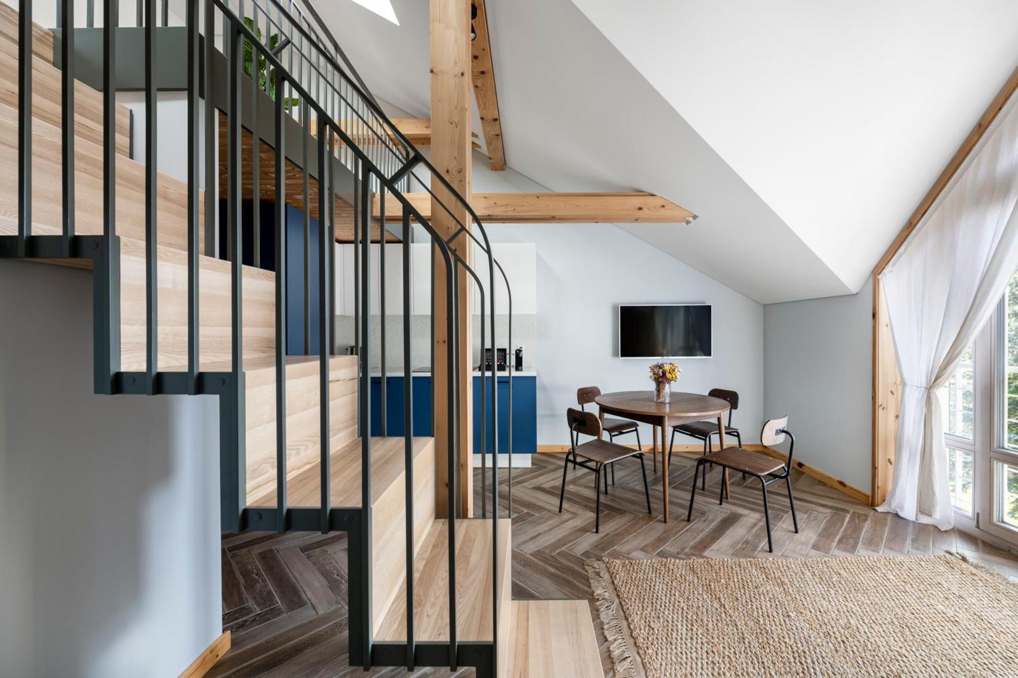 Uz Juru Mariu Apartman Juodkrantė Szoba fotó
